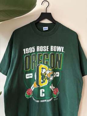Salem Sportswear Oregon Ducks 1995 Rose Bowl T-Shirt Size XL